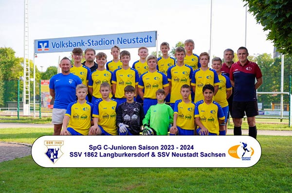 C-Jugendmannschaft des SSV Neustadt/Sachsen