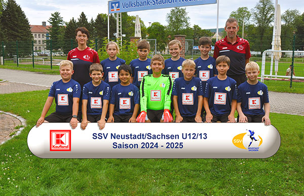 D1-Jugendmannschaft des SSV Neustadt/Sachsen