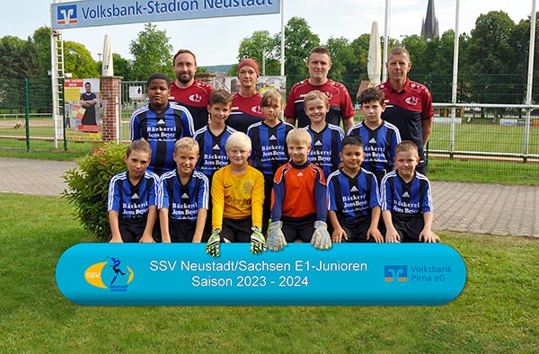 E1-Jugendmannschaft des SSV Neustadt/Sachsen