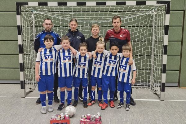Kinderfußballturnierrunde im Neustädter Sportforum