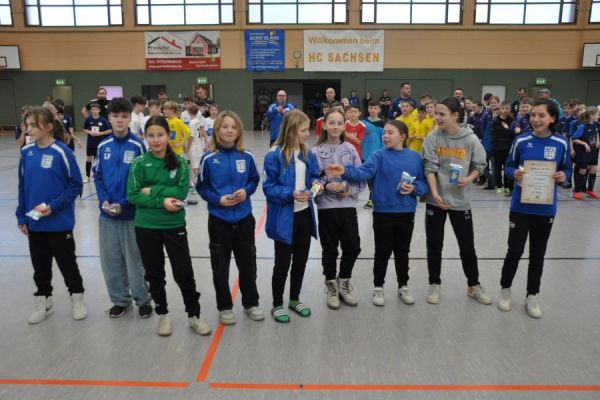 Kinderfußballhallenturnier der D2-Junioren 