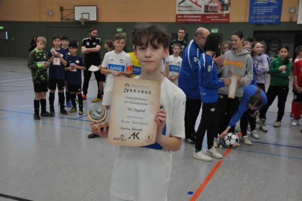 Kinderfußballhallenturnier der D2-Junioren 