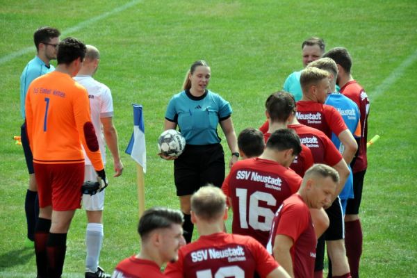 Bilder vom Spiel SSV Neustadt/Sachsen gegen FSV 1923 Lohmen